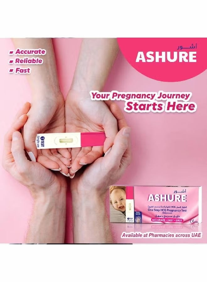 ASHURE ONE STEP HCG PREGNANCY TEST MIDSTREAM - Image 3